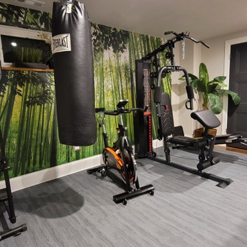Home Gym - exercise room in the basement