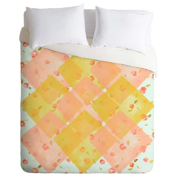Deny Designs Hello Twiggs Spring Flowers Duvet Cover - Lightweight