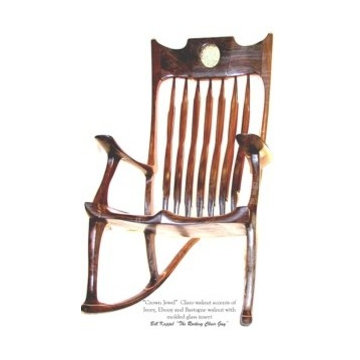 Garden rocker and wall clock