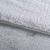 Plain Faux Fur Blanket, Taupe