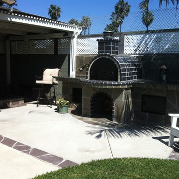 The Keyes Family Wood Fired Brick Pizza Oven in California