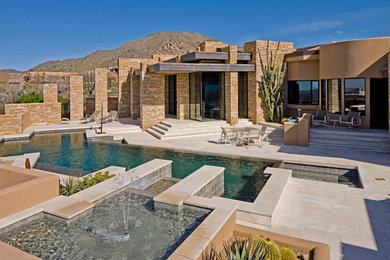 Example of a tuscan pool design in Phoenix