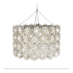 Worlds Away Peony Capiz Shell Pendant Light - Pendant Lighting