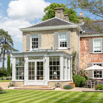 Georgian Country House Extended with a Beautiful Orangery