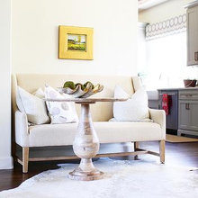 small seating area in kitchen