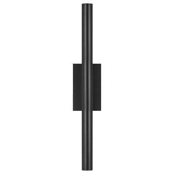 Chara 26" Outdoor Wall Sconce, Black