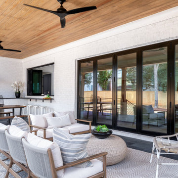 Outdoor Living at 409 Bertonley by Pike Properties - Charlotte Custom Home Build