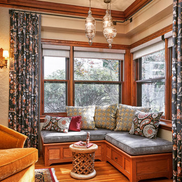 Hillcrest Arts and Crafts Living Room Detail