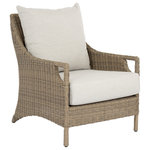 Sunset West - Sunset West Ibiza Club Chair With Cushions, Cast Silver - Featuring a woven exterior, the Lagos Club Chair mimics natural materials in low maintenance resin wicker. A gently curved, high rise back and deep seat ensure ultimate comfort for endless lounging.