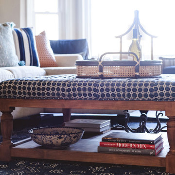 Eclectic Transitional Family Room