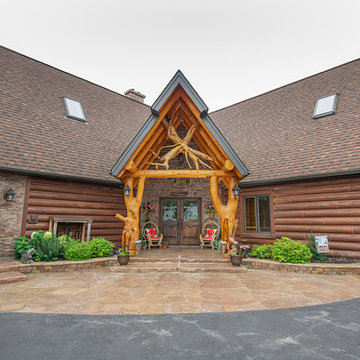 Concrete Log Siding Homes