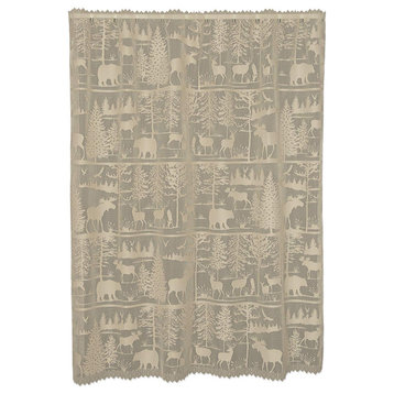 Heritage Lace Lodge Hollow 60x63 Panel in Natural