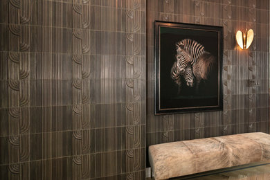 Inspiration for a modern entryway remodel in Los Angeles