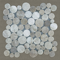 FULL MOON - Crystal | 12" x 12" | Onyx Mosaic - Mosaic Tile