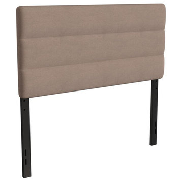 Paxton Full Channel Stitched Fabric Upholstered Headboard, Adjustable Height...