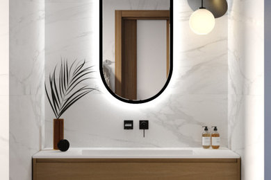 Дизайн проект ванной комнаты г.Котово