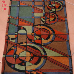 Custom hand knotted rug designs - Rugs
