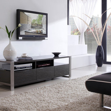 B-Modern | Stylist Grey High Gloss TV Stand -$1170.00