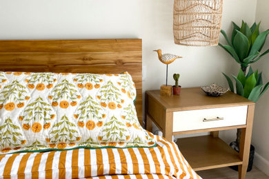 Example of an island style bedroom design in Salt Lake City