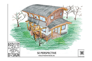 3D Perspective - Kaslo Passive House