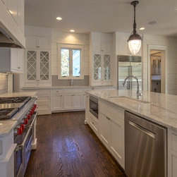 Bianco Carrara marble kitchen - Kitchen Countertops