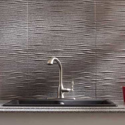 Fasade Waves, Galvanized Steel - Home Decor