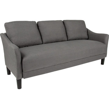 Asti Upholstered Sofa, Dark Gray Fabric