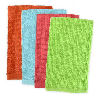 DII Assorted Lime Foodie Dishtowel and Dishcloth (Set of 5)