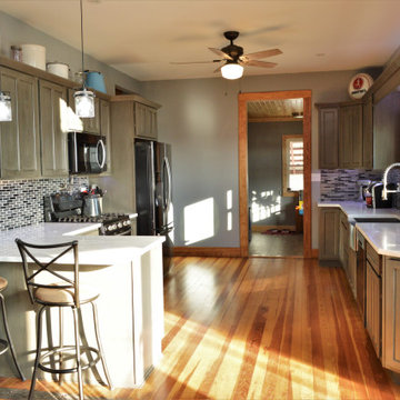 Star City, IN. Haas Signature Collection. Grey Farmhouse Styled Kitchen