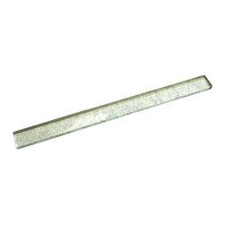 1x12 Glossy White Deco Subway Glass Mosaic Tiles - Home Accessories & Decor