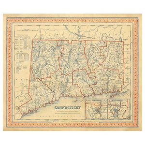 11x14 Unframed Print Great Gift 1935 Salt Water Game Fish of North America Map