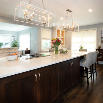 Two-Tone Kitchen Remodel | Oversized Island & Open-Concept Layout
