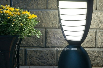 Free-Light Solar Lights: ECLIPSE Solar Courtyard Driveway Light