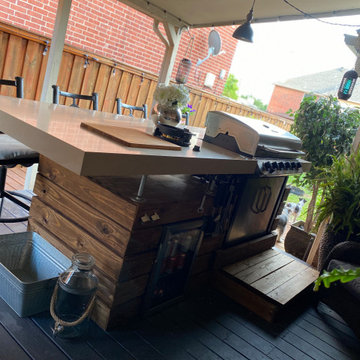 Custom modern BBQ