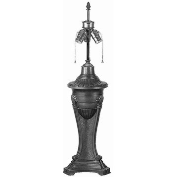 Meyda Tiffany 10682 Three Light Table Lamp - Bronze
