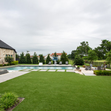 Artificial Grass Pool Project