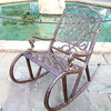 Cast Aluminum Rocking Chair - Mississippi (Antique Bronze)