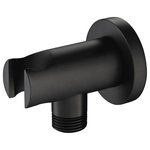 Isenberg - Isenberg HS8008 - Wall Supply Elbow With Holder, Matte Black - **Please refer to Detail Product Dimensions sheet for product dimensions**