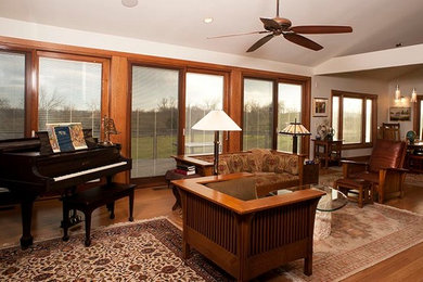 Inspiration for a contemporary living room remodel in Other