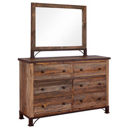 Rustic Dressers by Burleson Home Furnishings