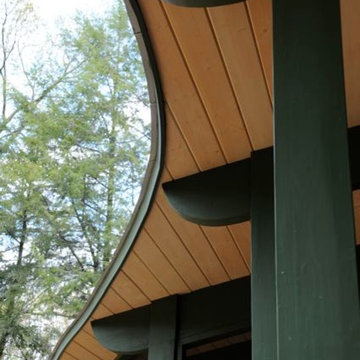 Curved Porch Addition