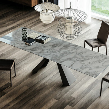 Extendable Italian Dining Table Eliot Keramik Drive - $5,190.00