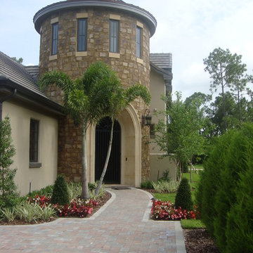 Castle themed spec home