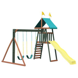 Contemporary Kids Playsets And Swing Sets by Hershberger Lawn Structures