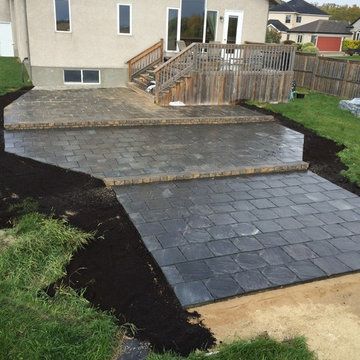 Oakbank - tiered patio