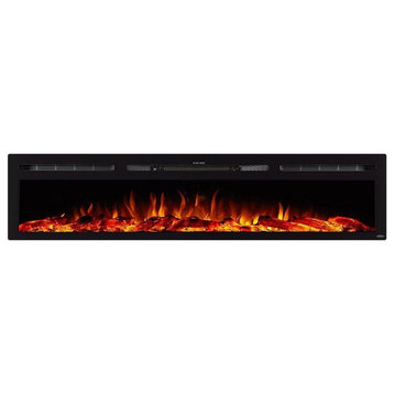 Touchstone Sideline 84"- Recessed Electric Fireplace (#80043)