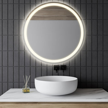 Dane 27" Anti-Fog Front/Back-lit Bathroom Vanity Mirror, Touch Control