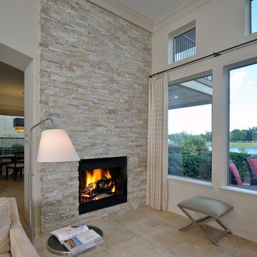 League City Renovation with art as focal points
