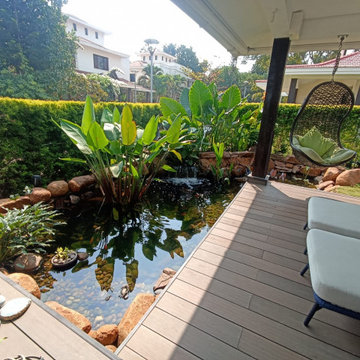 Prestige Oasis Pond and Backyard