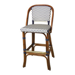 French Bistro Bar Stools by Wa Hoo Designs. Style HK-814 - Kitchen And Dining Furniture
